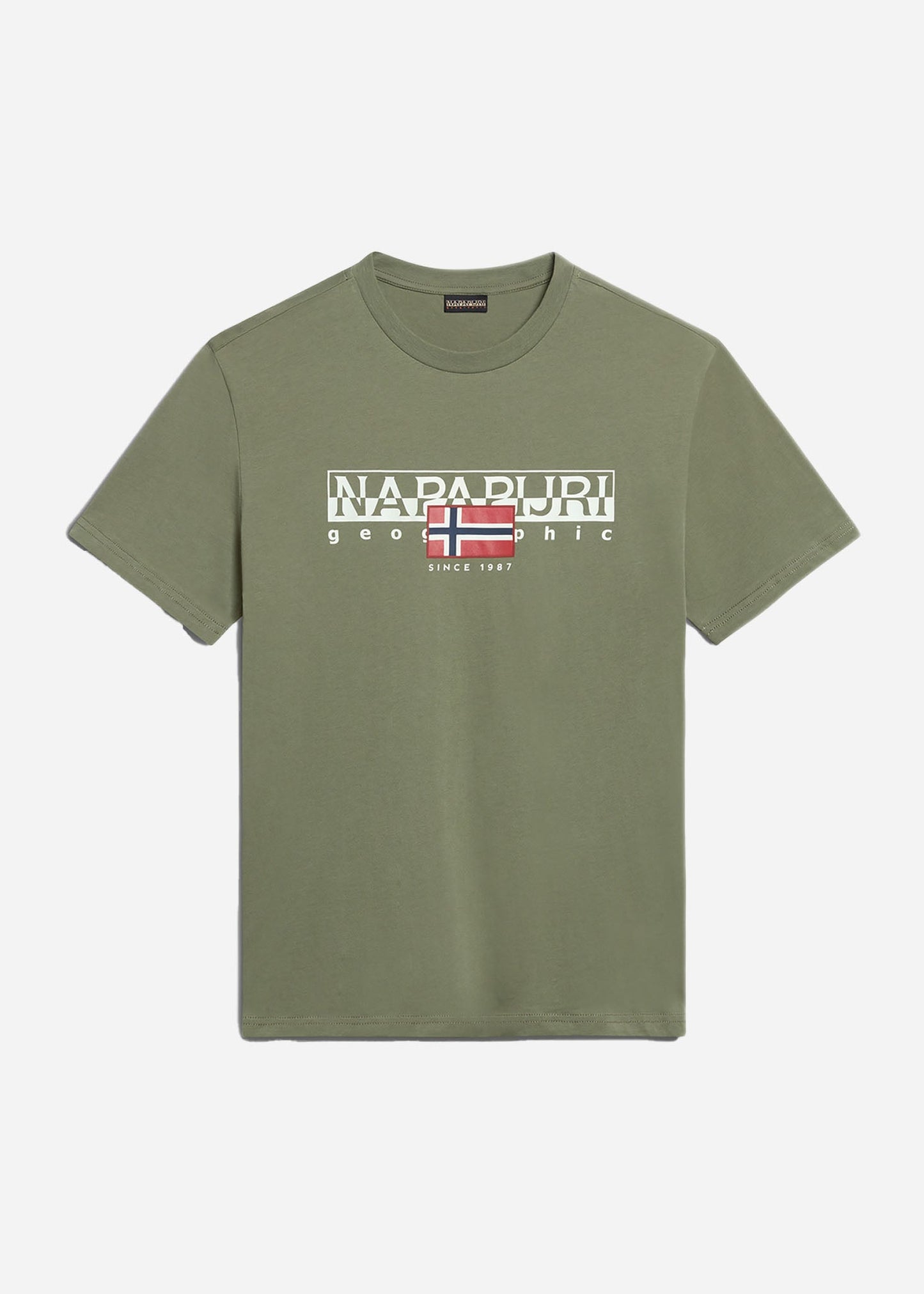 Napapijri T-shirts Aylmer t-shirt - green lichen