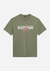 Napapijri T-shirts Aylmer t-shirt - green lichen