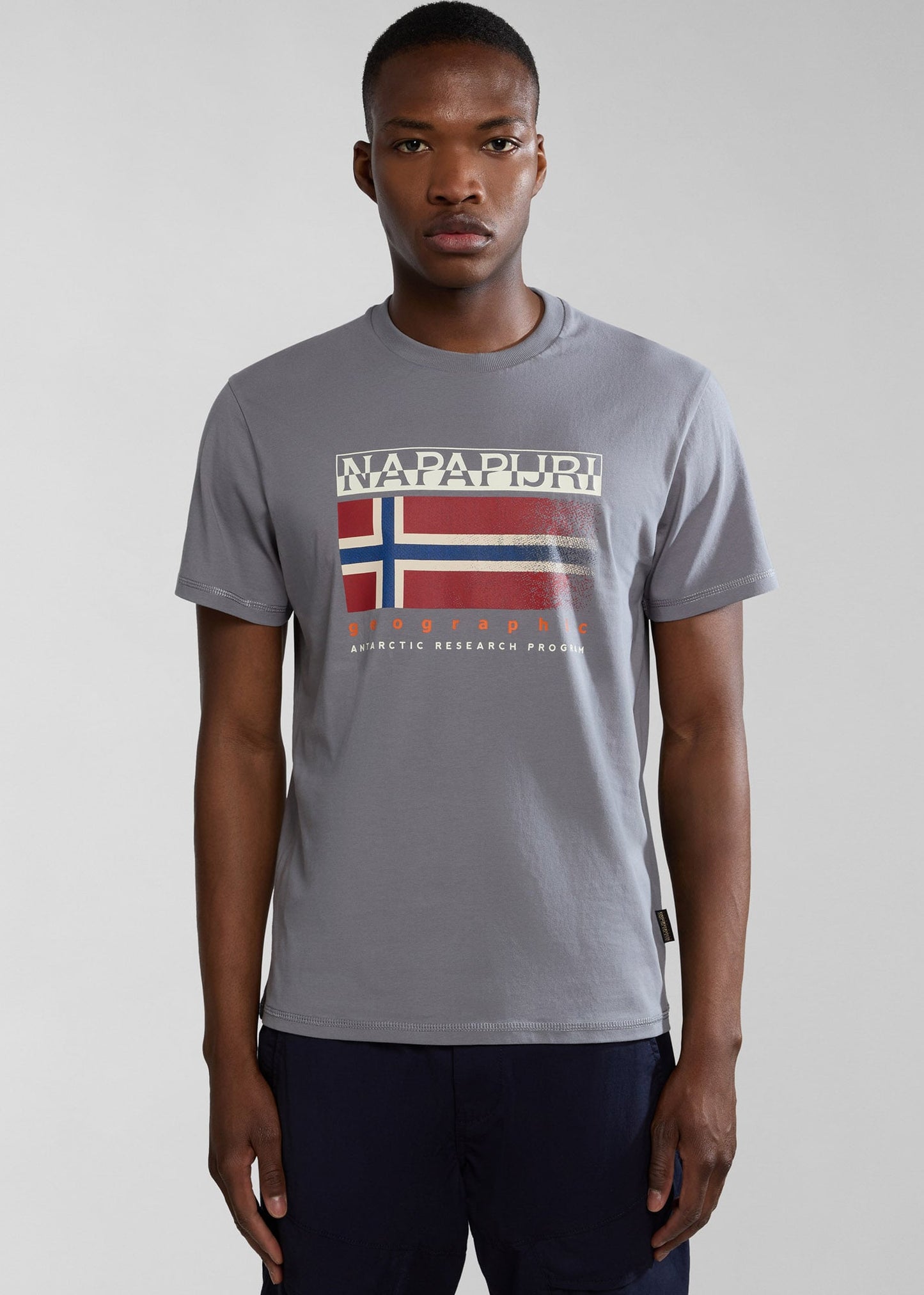 Napapijri T-shirts Kreis t-shirt - grey owl