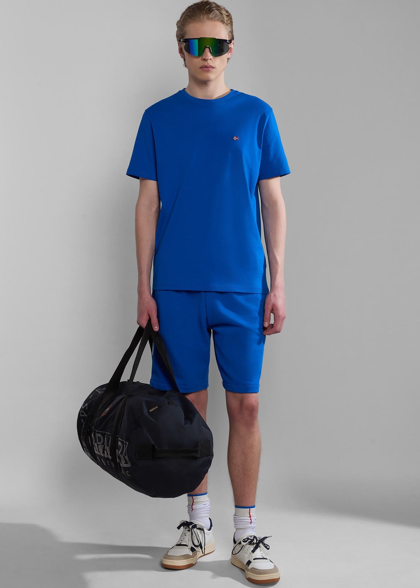 Napapijri T-shirts Salis ss sum t-shirt - blue lapis