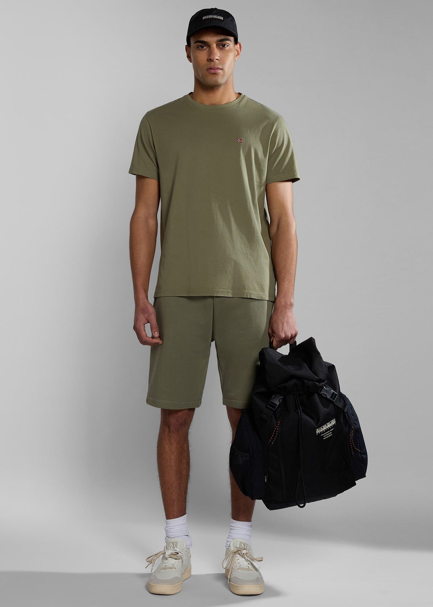 Napapijri T-shirts Salis ss sum t-shirt - green lichen