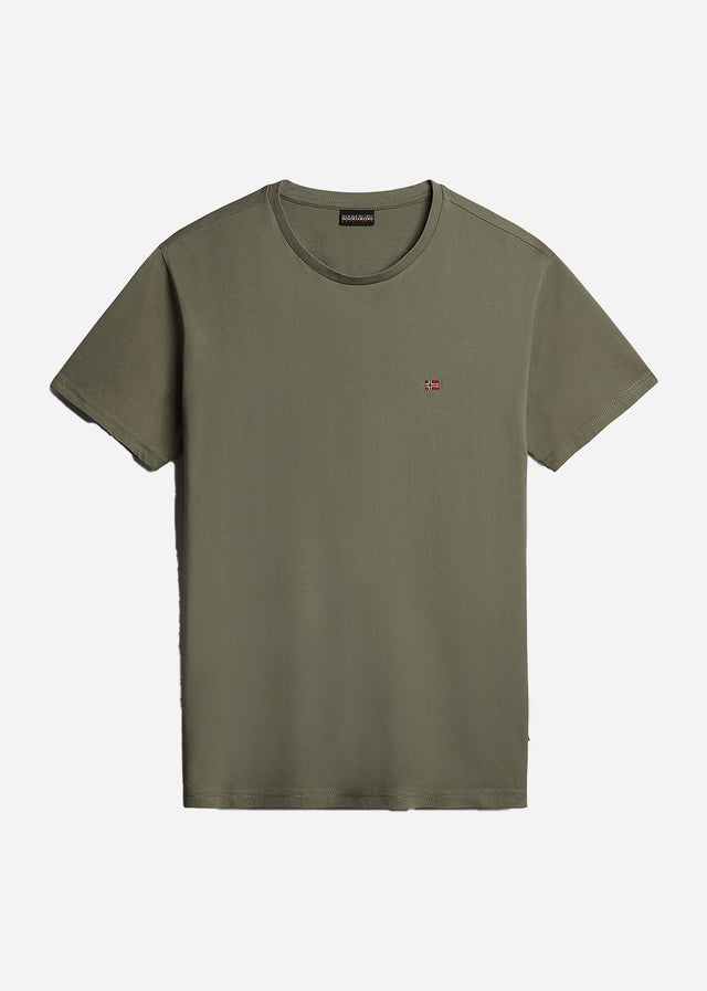 Napapijri T-shirts Salis ss sum t-shirt - green lichen