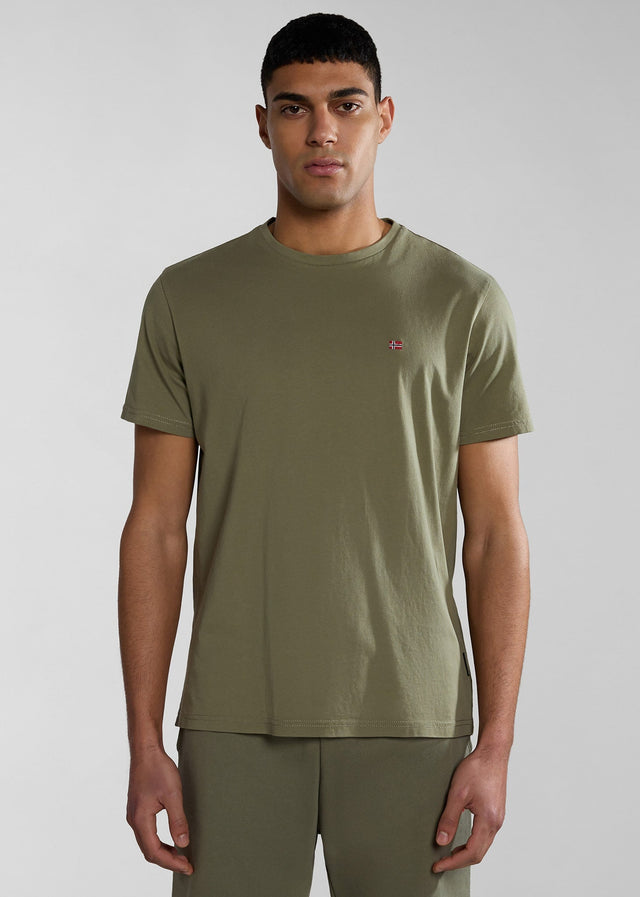 Napapijri T-shirts Salis ss sum t-shirt - green lichen