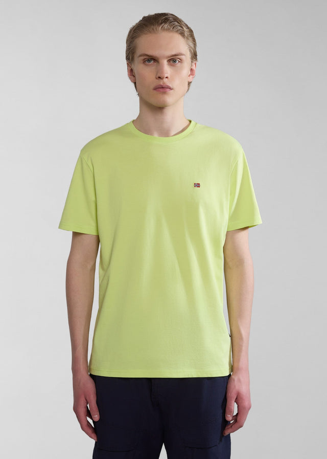 Napapijri T-shirts Salis ss sum t-shirt - yellow sunny