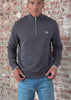 Fred Perry Truien Half zip sweat-shirt - Anchor Grey Oatmeal