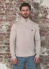 Lyle & Scott Truien Cotton merino quarter zip jumper - cove
