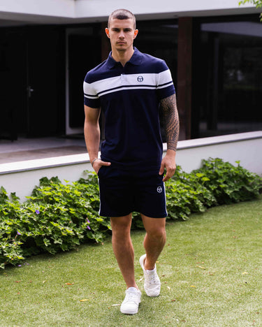 Sergio Tacchini Korte Broeken Pietrapertosa short - blue white