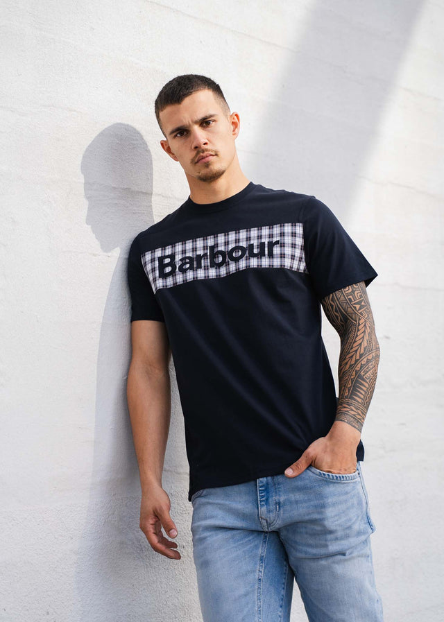 Barbour T-shirts Bancroft tailored t-shirt - navy