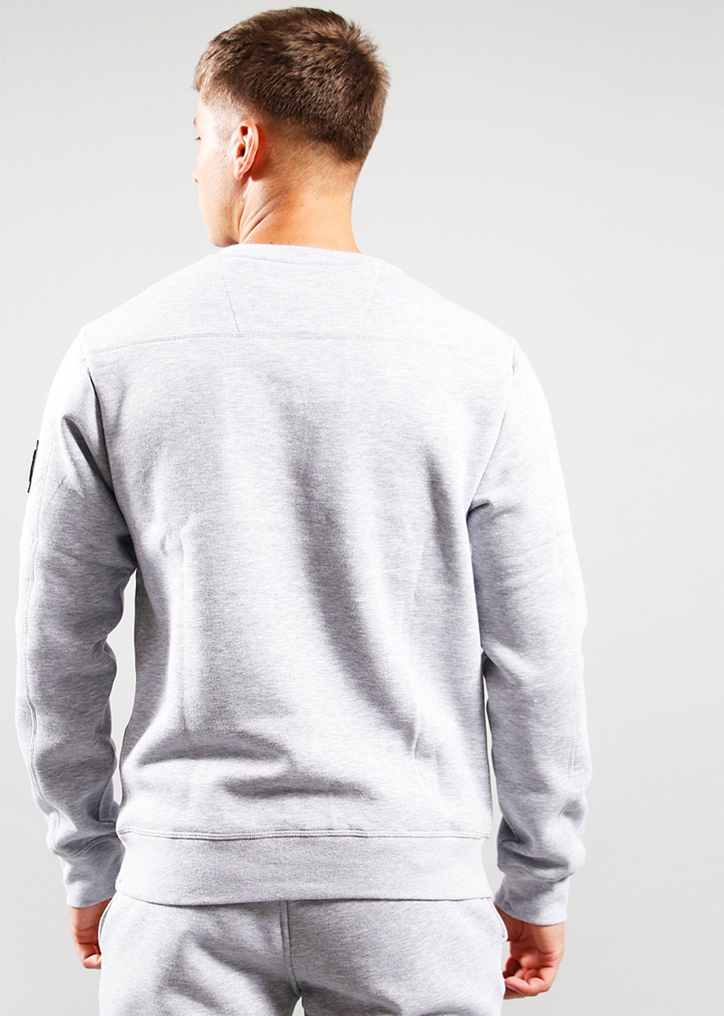 Siren crew sweat - grey marl