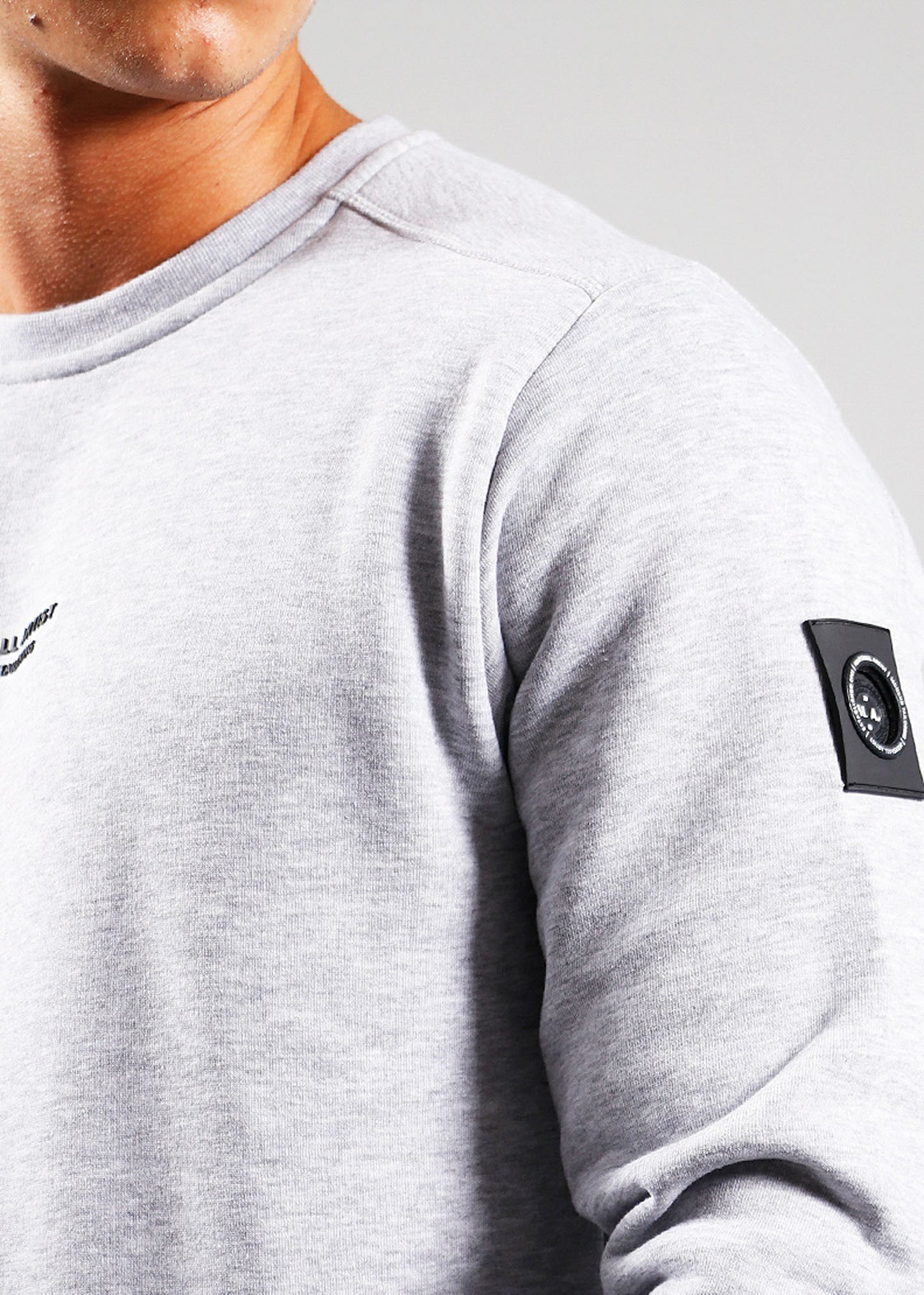 Siren crew sweat - grey marl