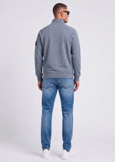 Marshall Artist Truien Siren quarter zip sweat - storm grey