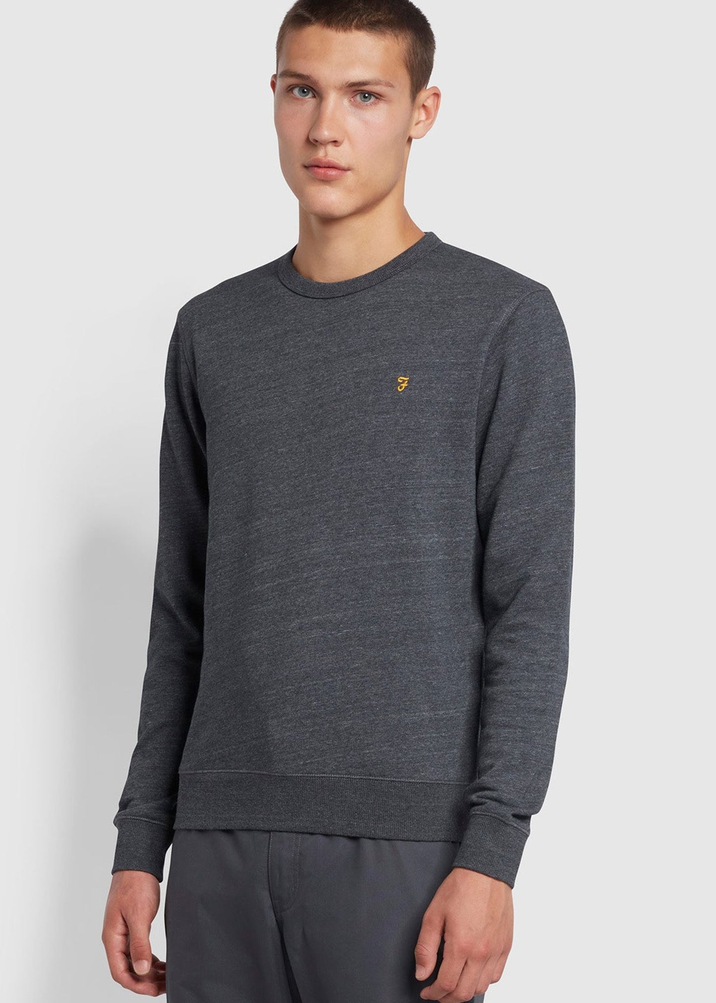 Farah Truien Sweatshirt tim new crew - farah grey marl