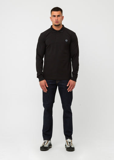 Marshall Artist Longsleeve Polo's Siren ls polo - black