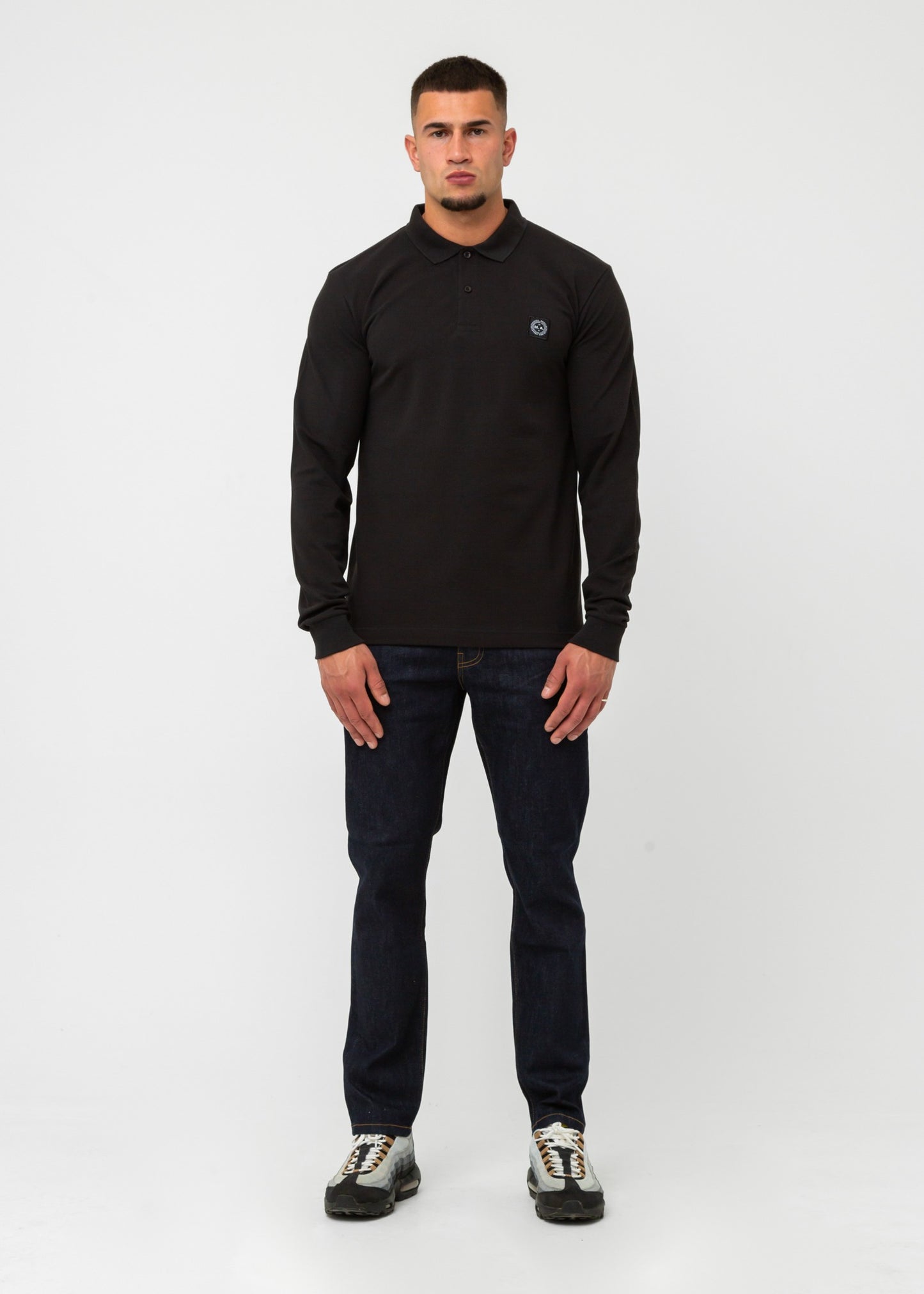 Marshall Artist Longsleeve Polo's Siren ls polo - black