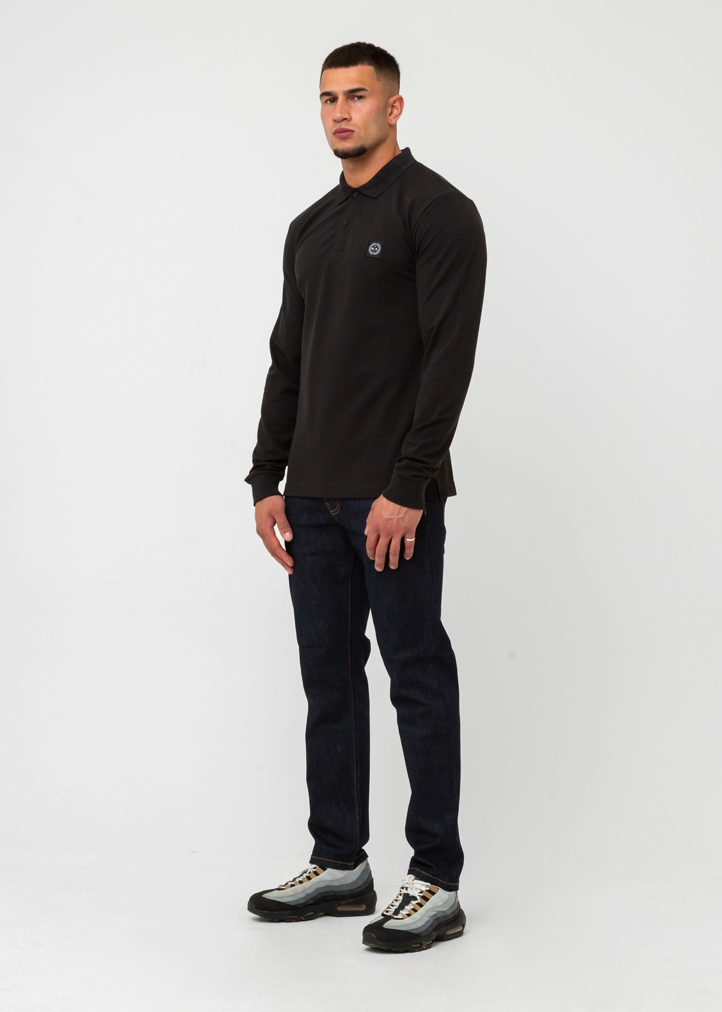 Marshall Artist Longsleeve Polo's Siren ls polo - black