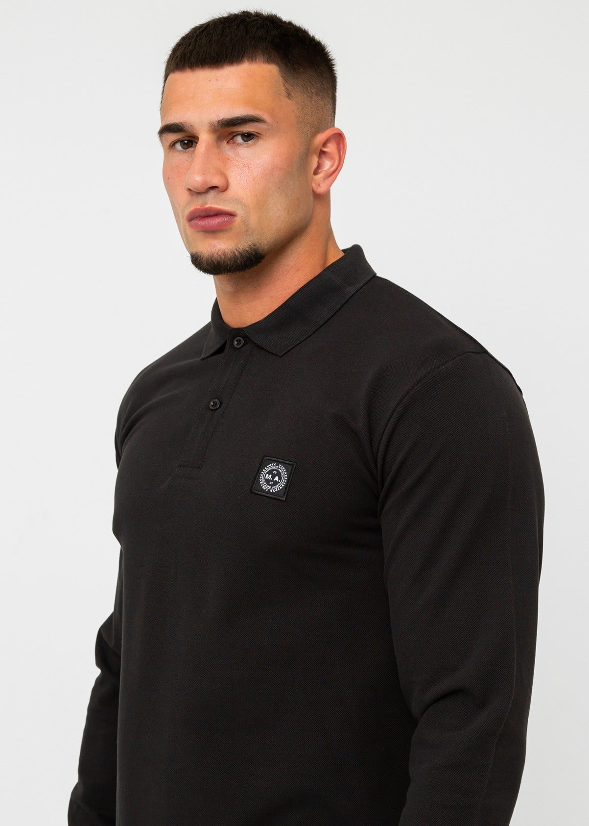 Marshall Artist Longsleeve Polo's Siren ls polo - black
