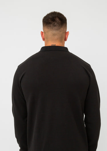 Marshall Artist Longsleeve Polo's Siren ls polo - black