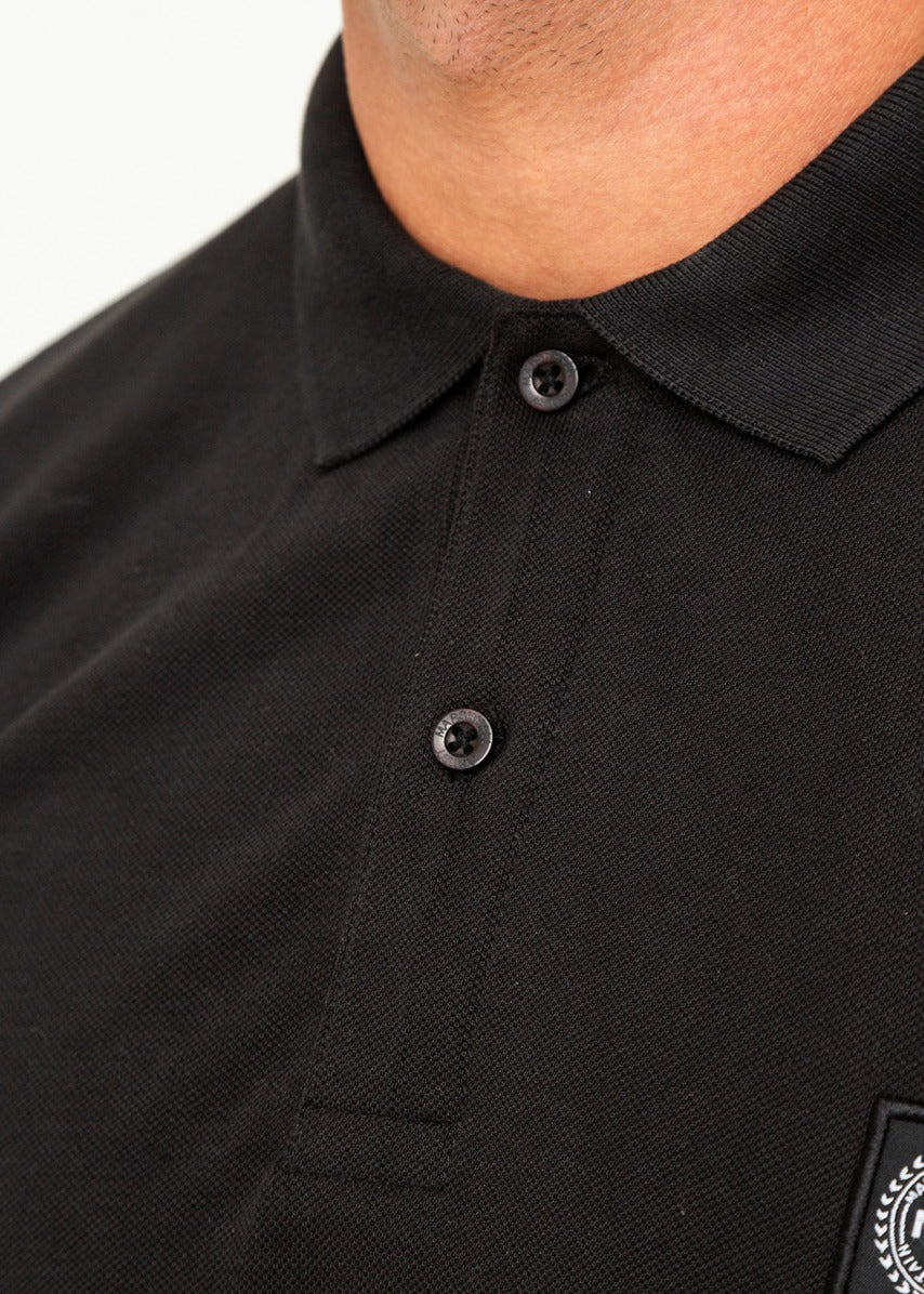 Marshall Artist Longsleeve Polo's Siren ls polo - black