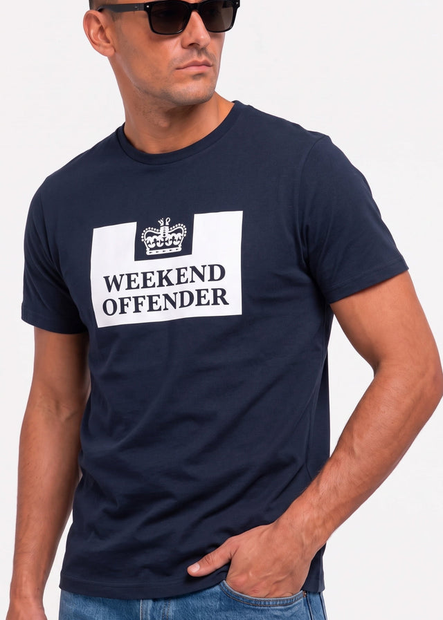 Weekend Offender T-shirts Prison t-shirt - navy