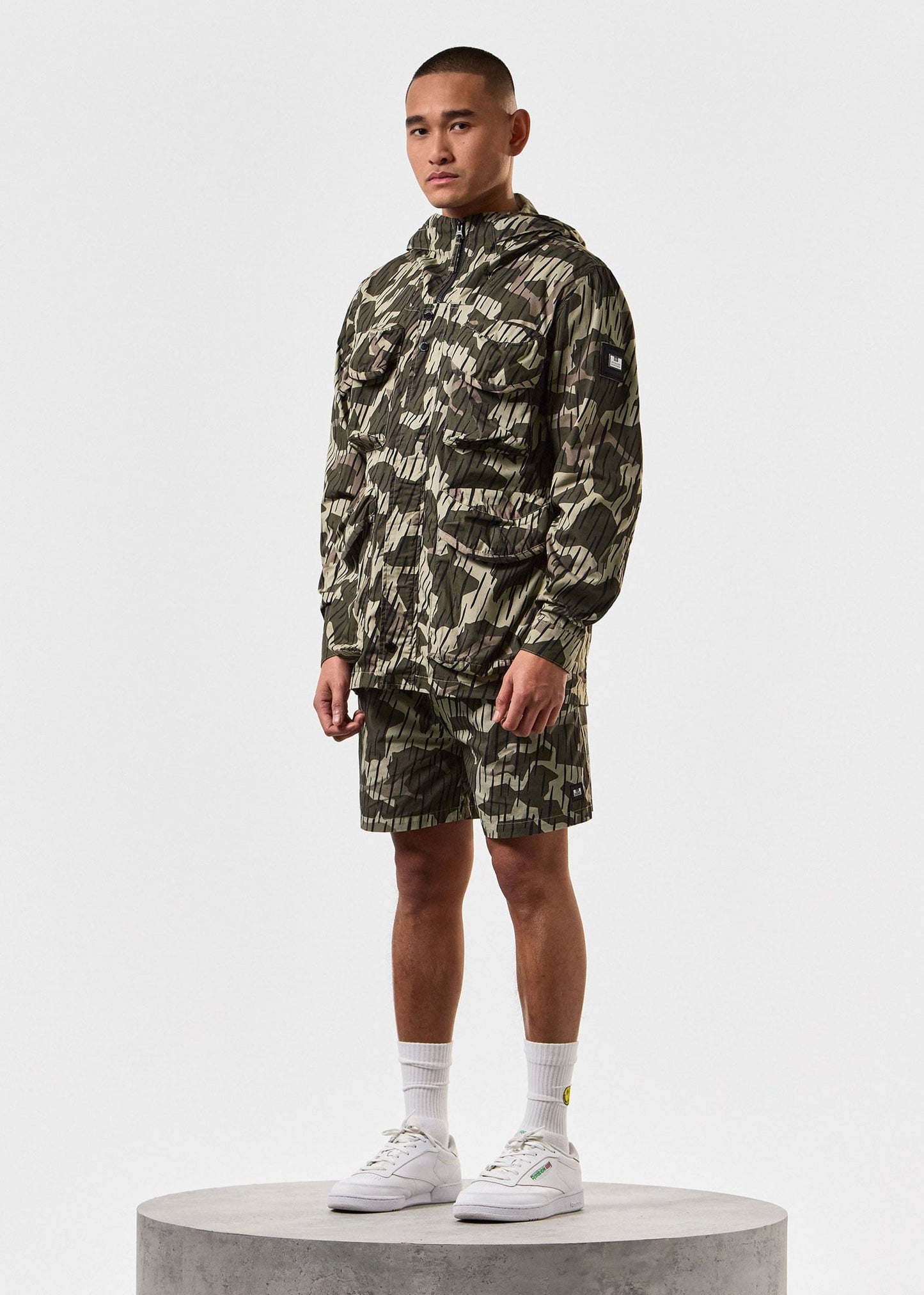 Weekend Offender Jassen Cotoca camo - castle green rain camo
