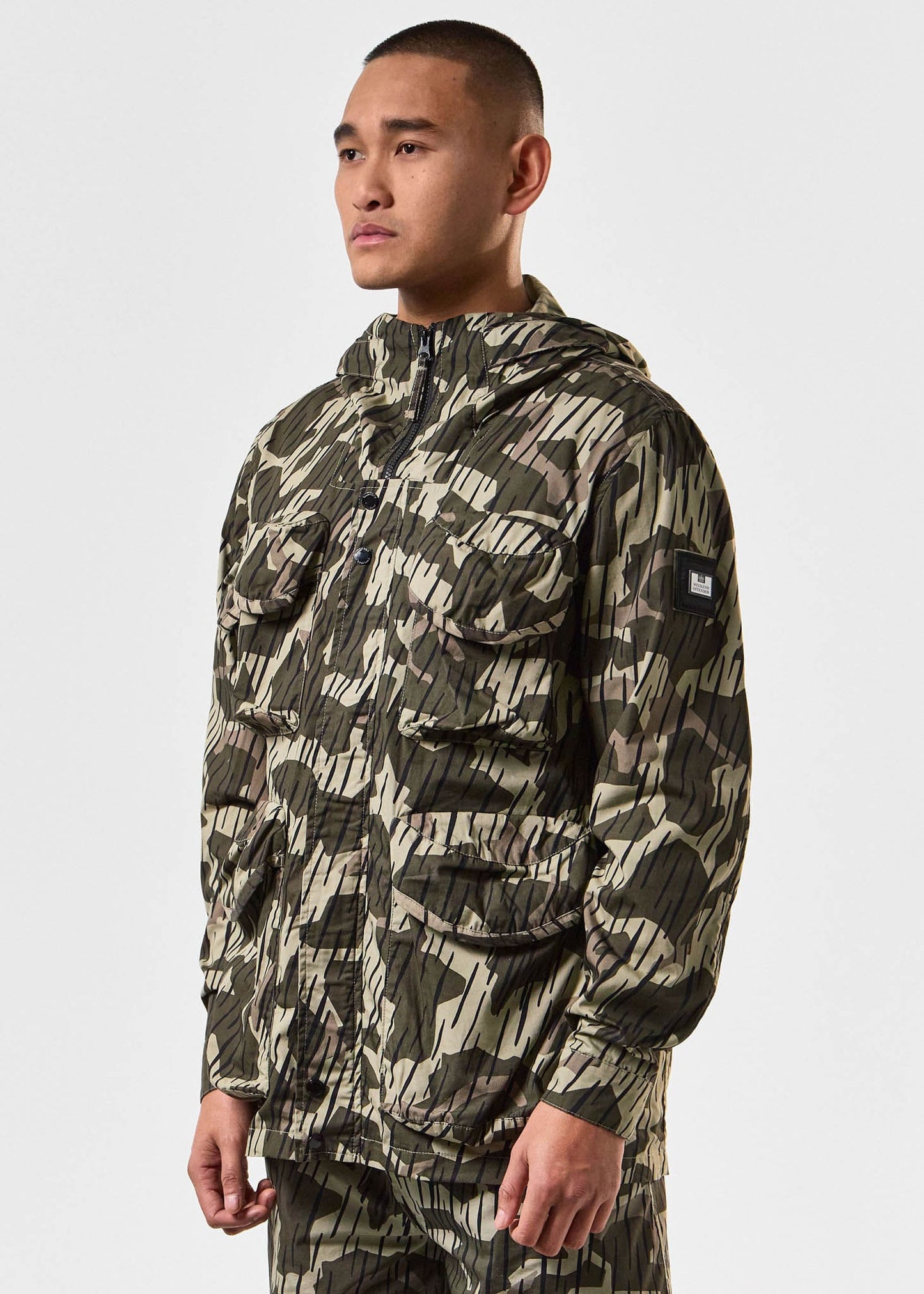 Weekend Offender Jassen Cotoca camo - castle green rain camo