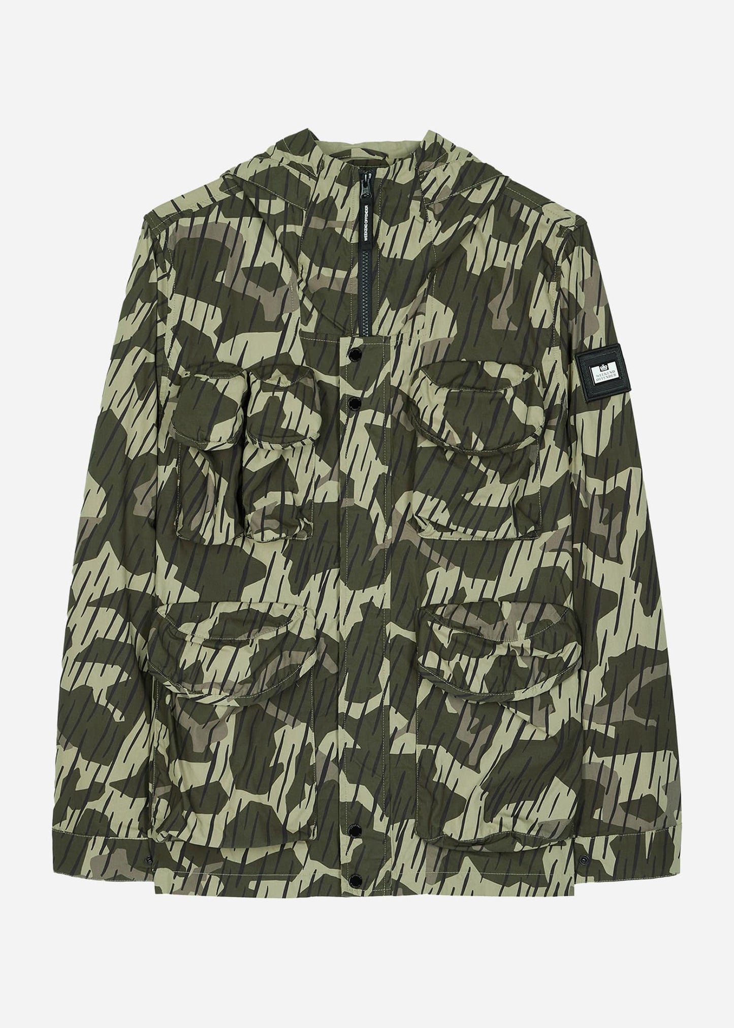 Weekend Offender Jassen Cotoca camo - castle green rain camo