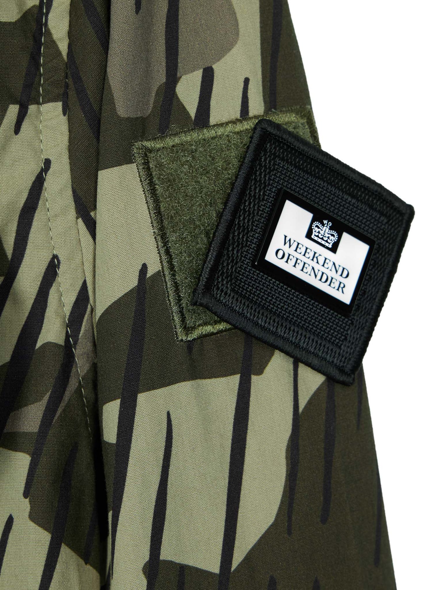 Weekend Offender Jassen Cotoca camo - castle green rain camo