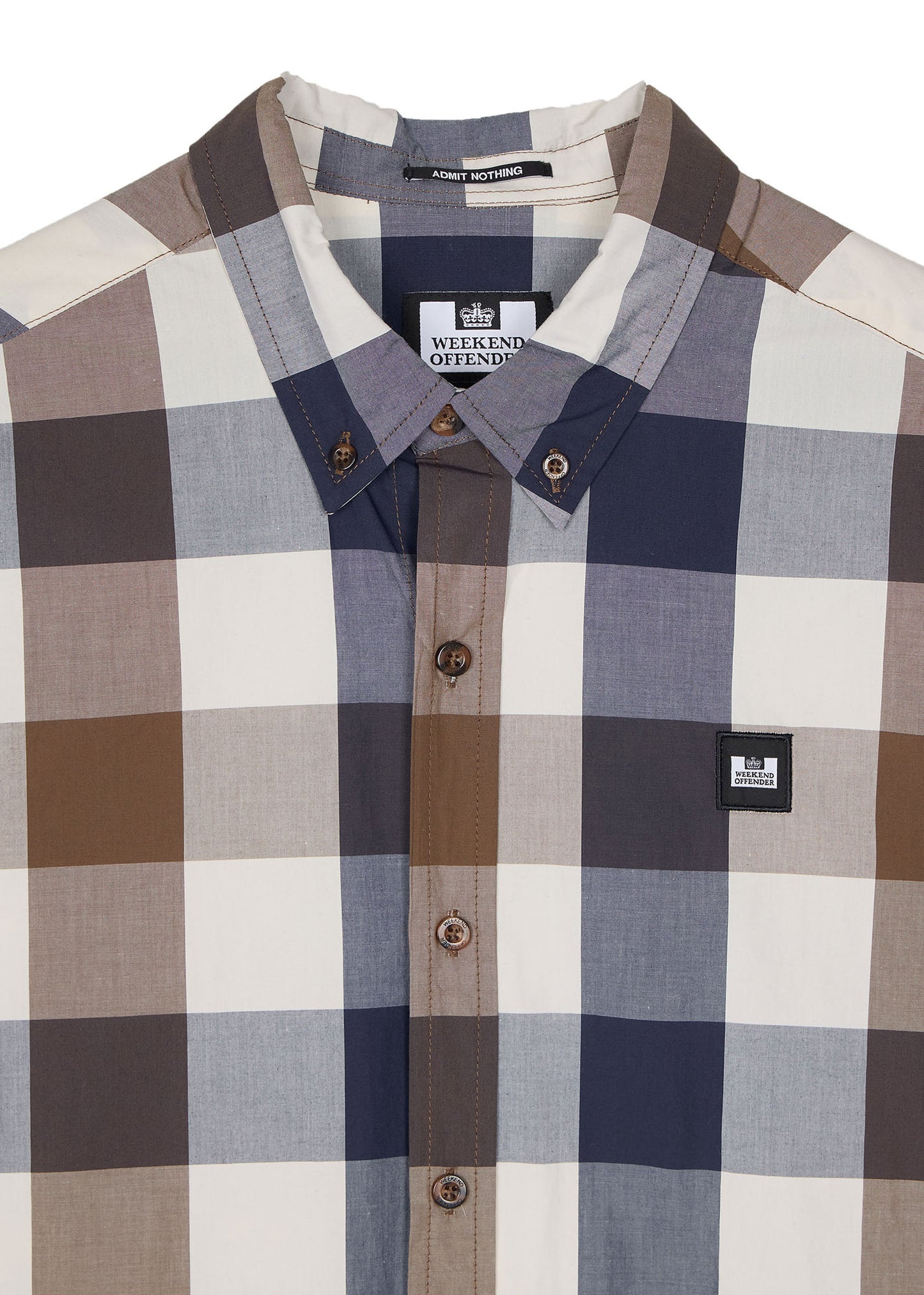 Weekend Offender Overhemden Lisbon - large house check