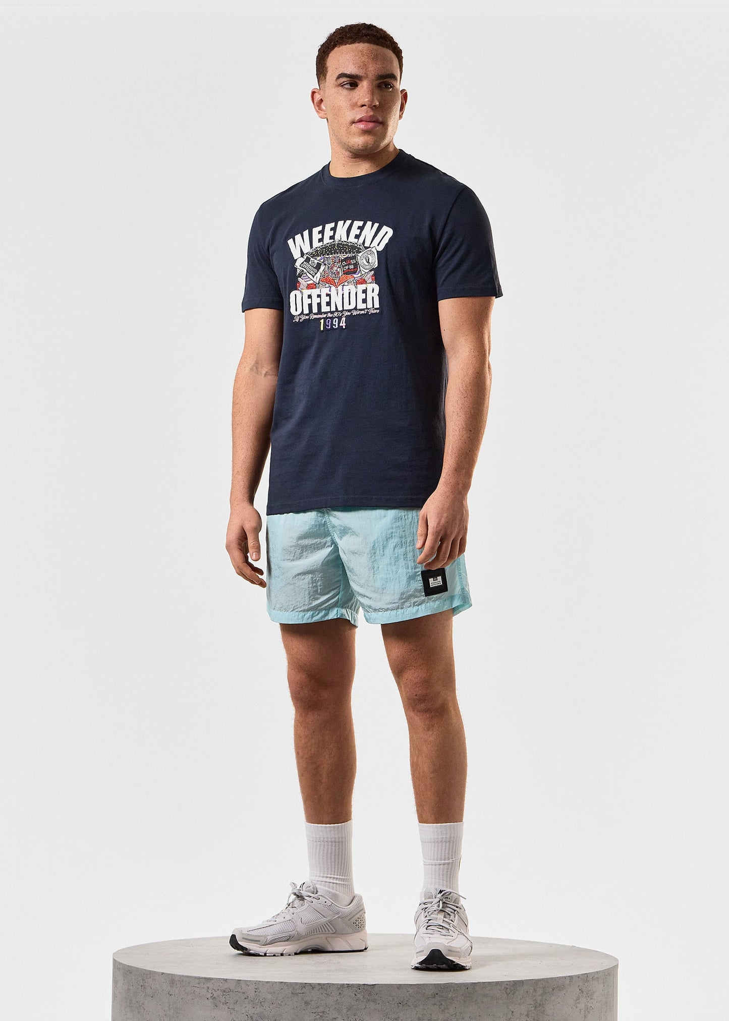 Weekend Offender T-shirts Pyramid - navy