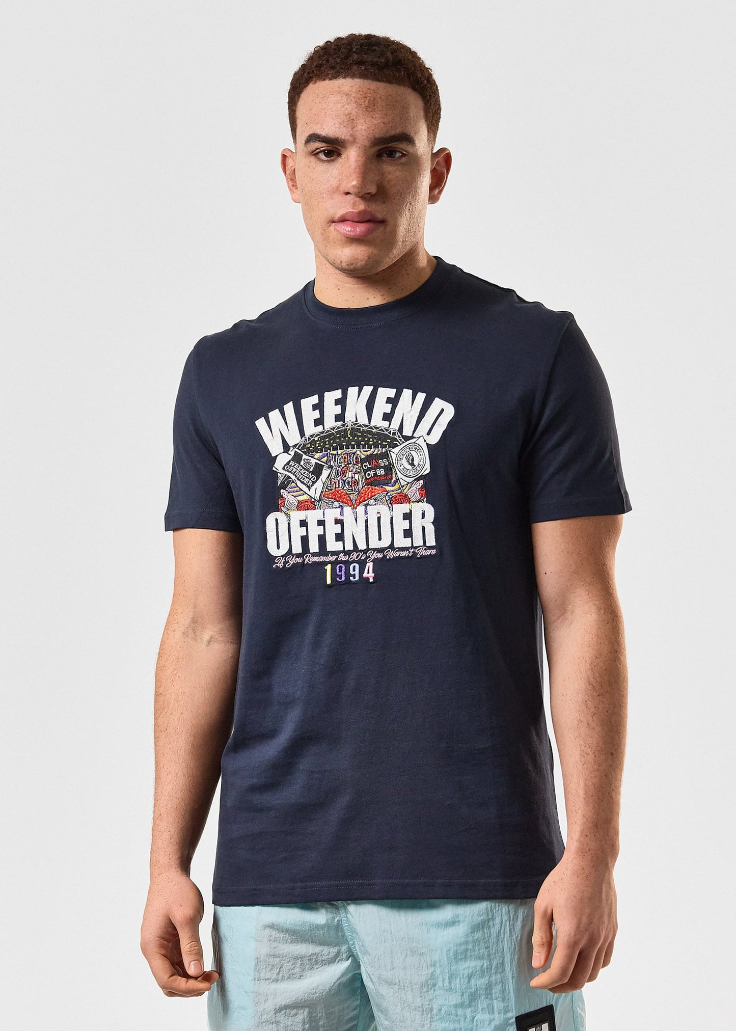 Weekend Offender T-shirts Pyramid - navy