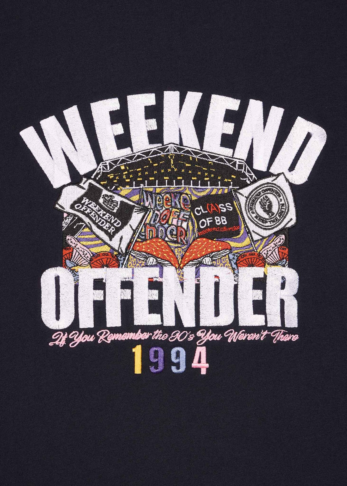 Weekend Offender T-shirts Pyramid - navy
