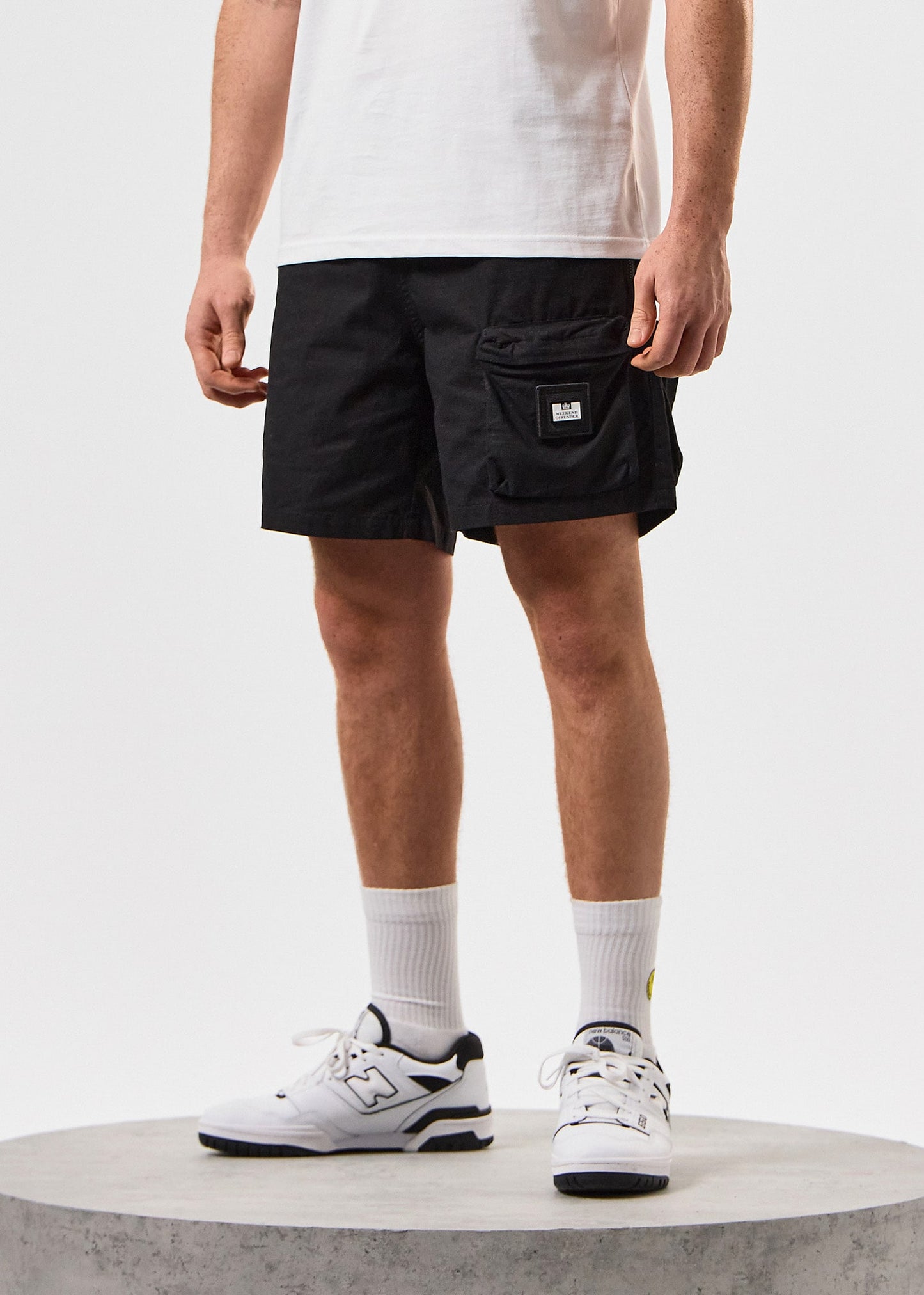 Weekend Offender Korte Broeken Sunrise hills - black