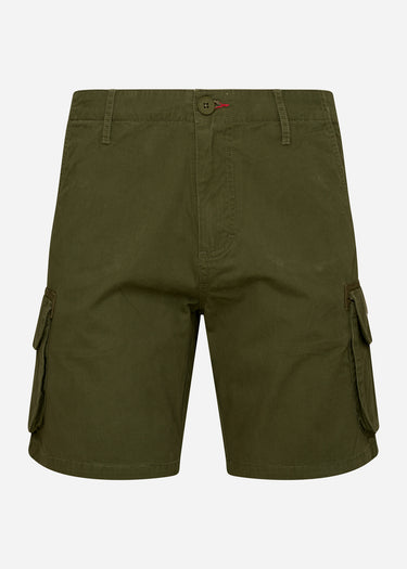 Peaceful Hooligan Korte Broeken Bunker shorts - khaki