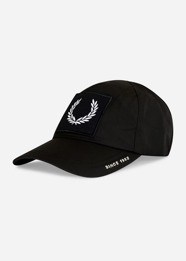 Fred Perry Caps Laurel wreath branded cap - black