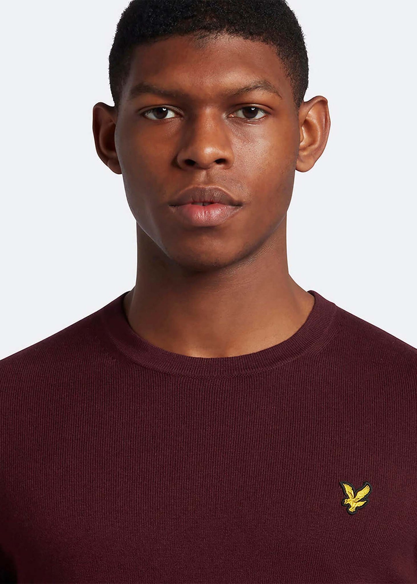 Lyle & Scott trui bordeauxrood