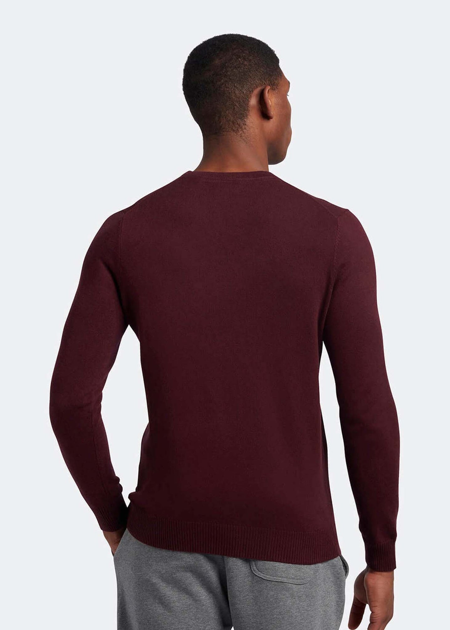 Lyle & Scott trui bordeauxrood