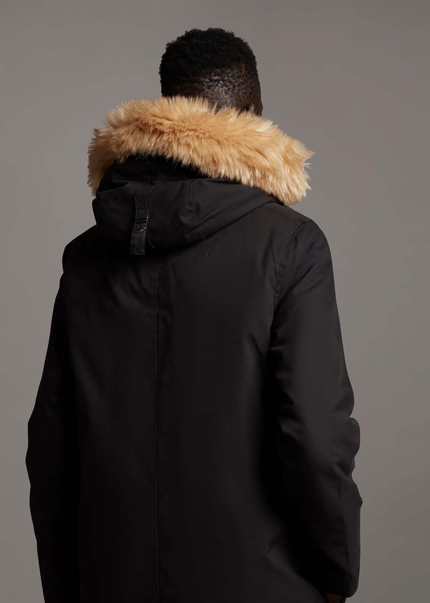 Lyle and Scott parka black