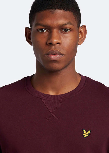 Lyle & Scott Truien  Crew neck sweatshirt - burgundy