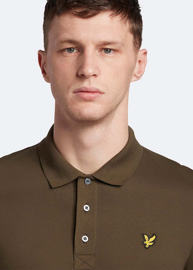 Lyle & Scott Polo's Plain polo shirt - olive