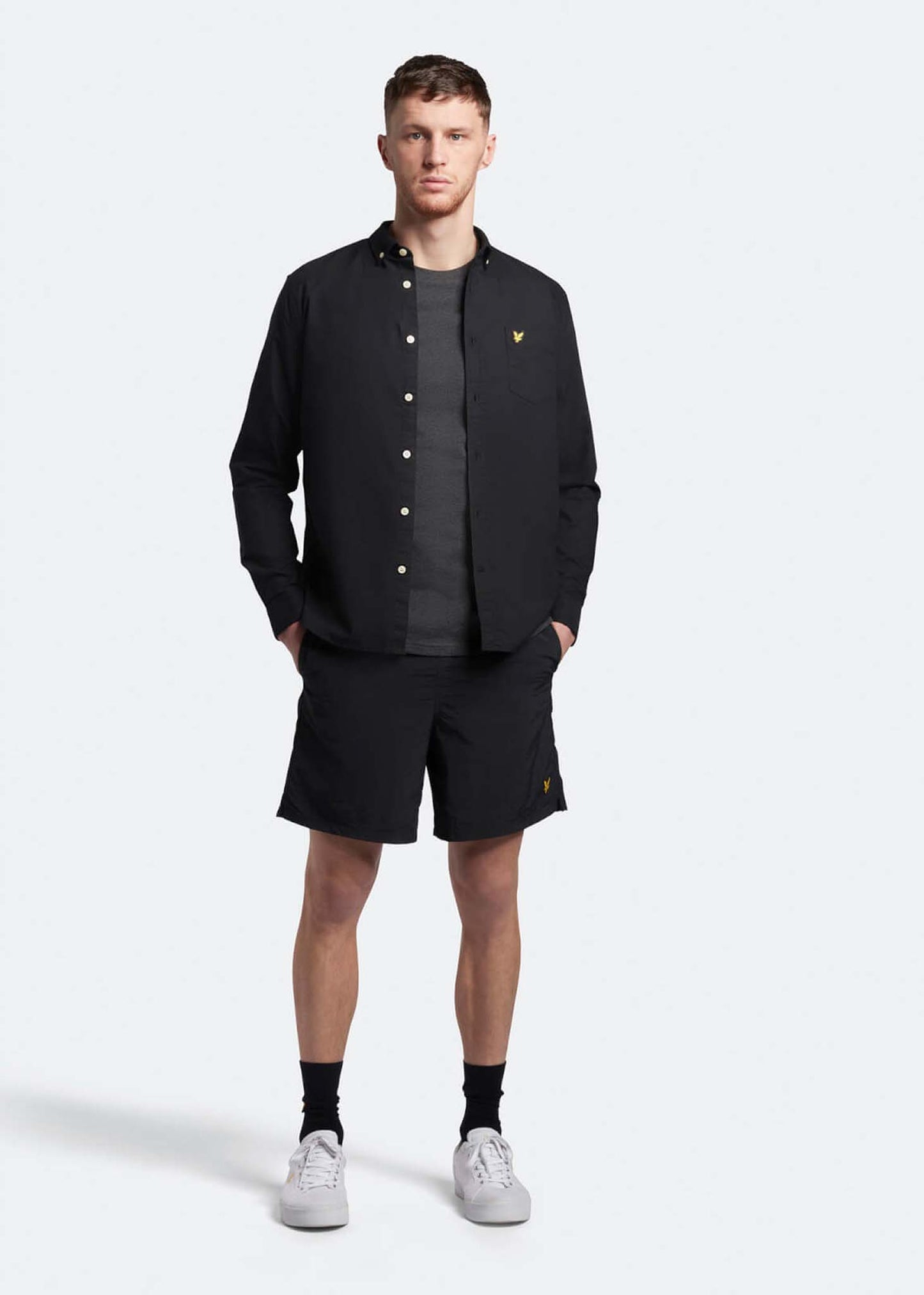 Lyle and Scott shirt black