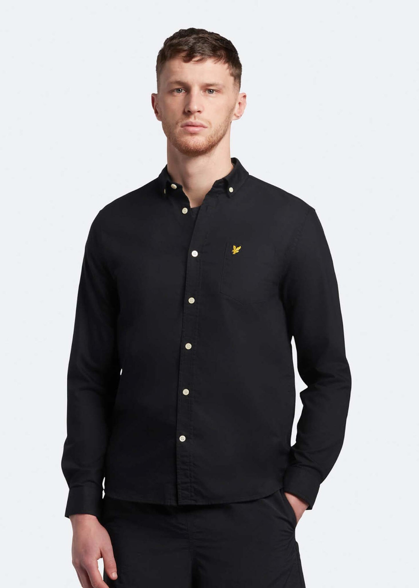 Lyle and Scott shirt black