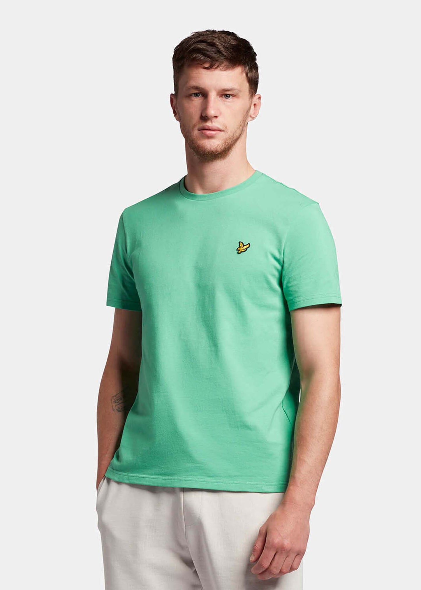 Lyle & Scott T-shirts  Plain t-shirt - green glaze 
