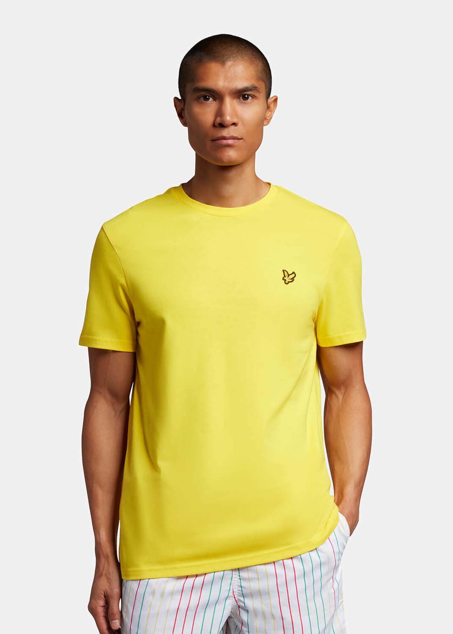Lyle and Scott t-shirt geel
