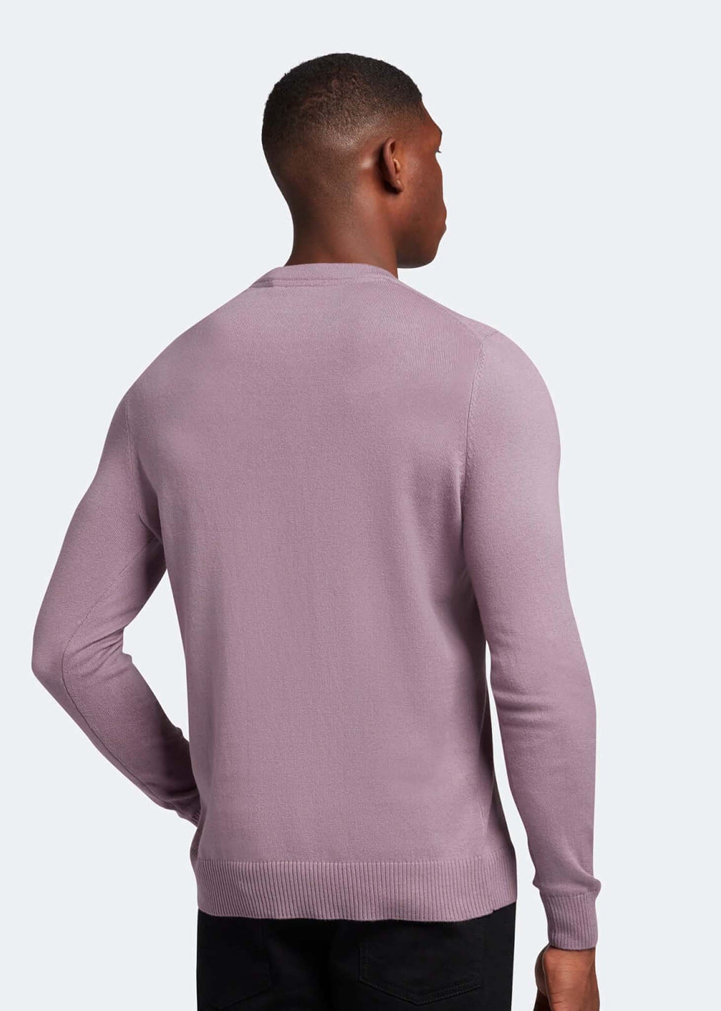 Lyle & Scott Truien Cotton merino crew jumper - billboard purple