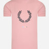 Fred Perry T-shirts Print registration t-shirt - chalky pink