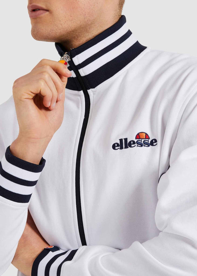 Ellesse Cardigans Milano track top - white