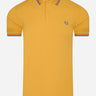 Fred Perry Polo's Twin tipped fred perry shirt - dijon yellow