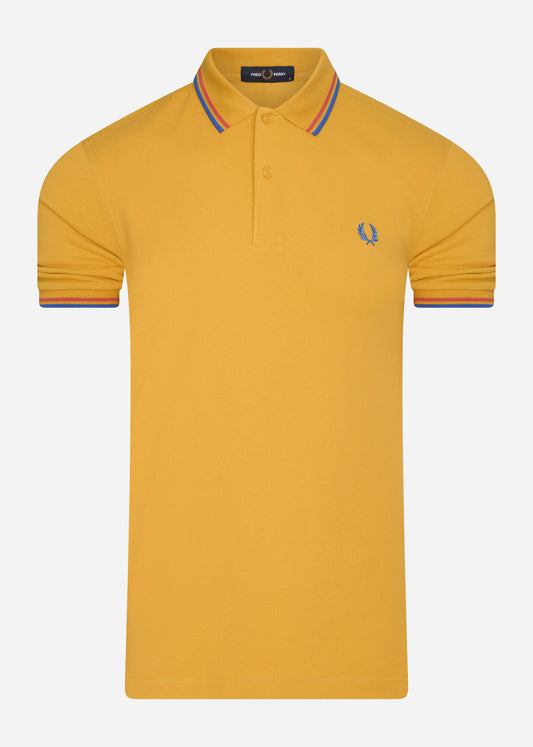 Fred Perry Polo's  Twin tipped fred perry shirt - dijon yellow 