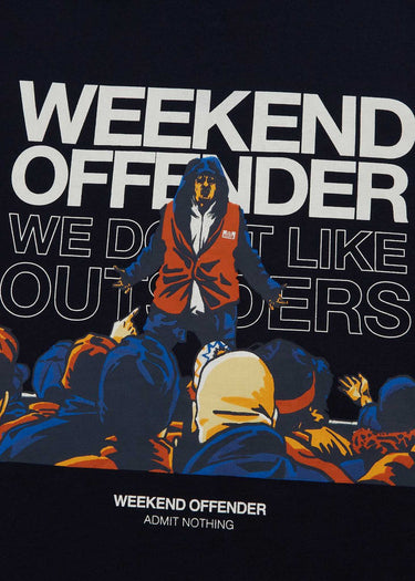 Weekend Offender T-shirts Bovver - navy