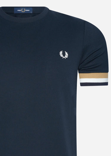 Fred Perry T-shirts Pique t-shirt - navy